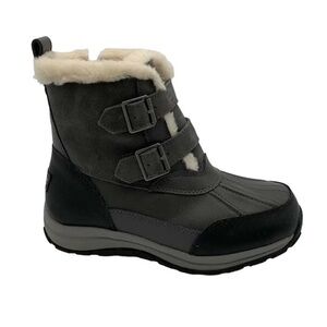 NWT Koolaburra by UGG Waterproof Buckle Winter Boot Imree Stone Gray